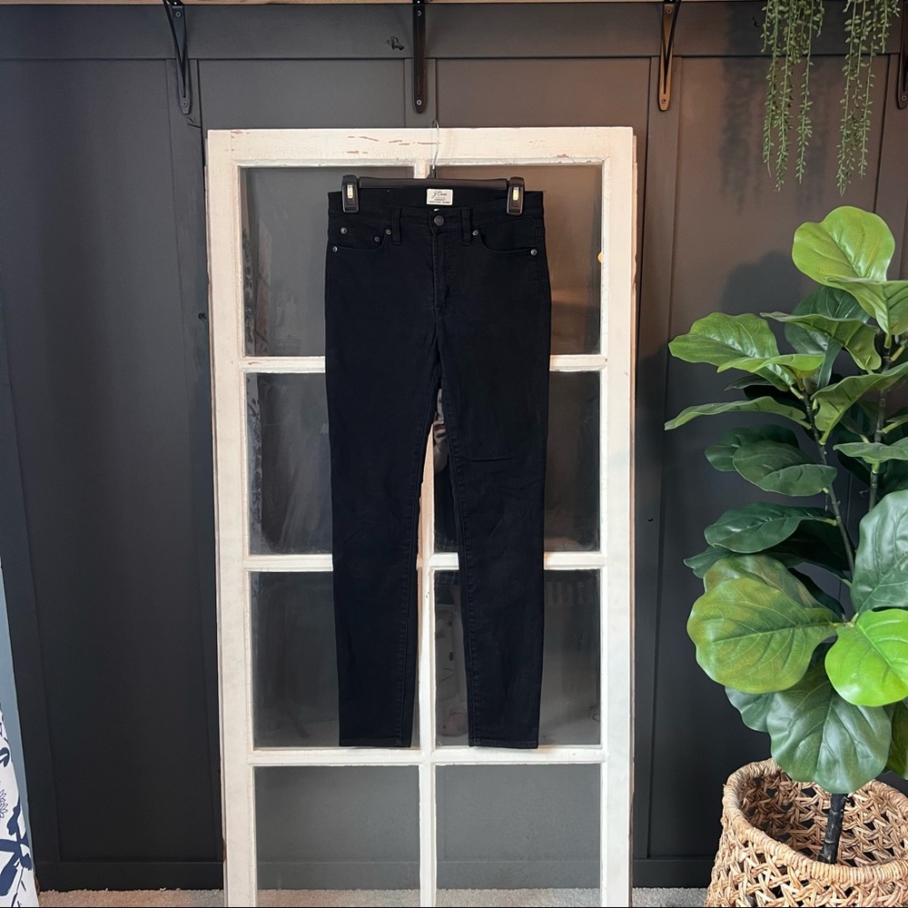 J Crew lookout high rise skinny jeans, black size 27